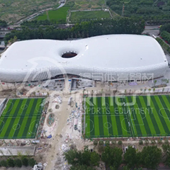 成都大運會新建場館——新都香城體育中心圍網(wǎng)選用制造！